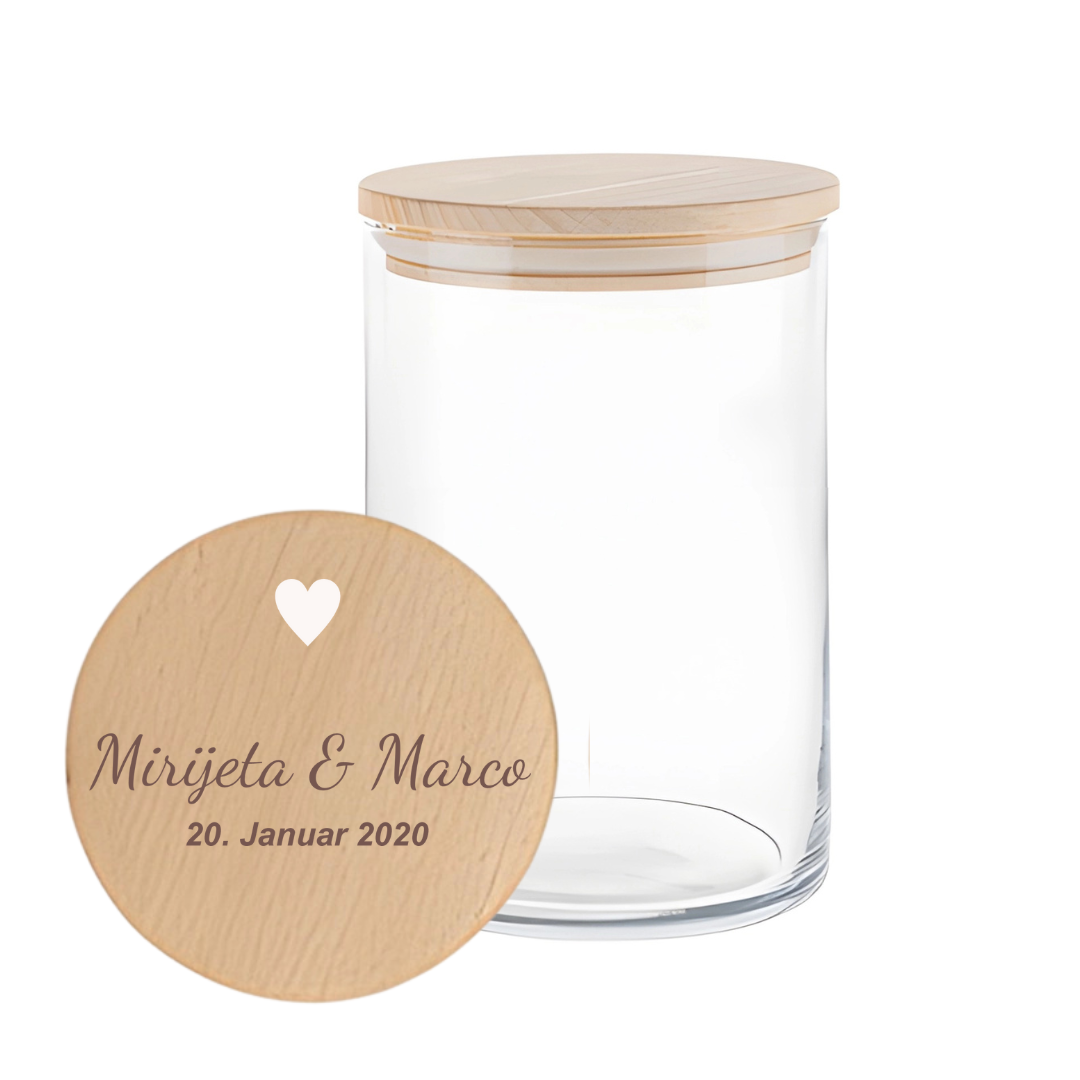 Personalisierbare Vorratsgläser als Geschenke
