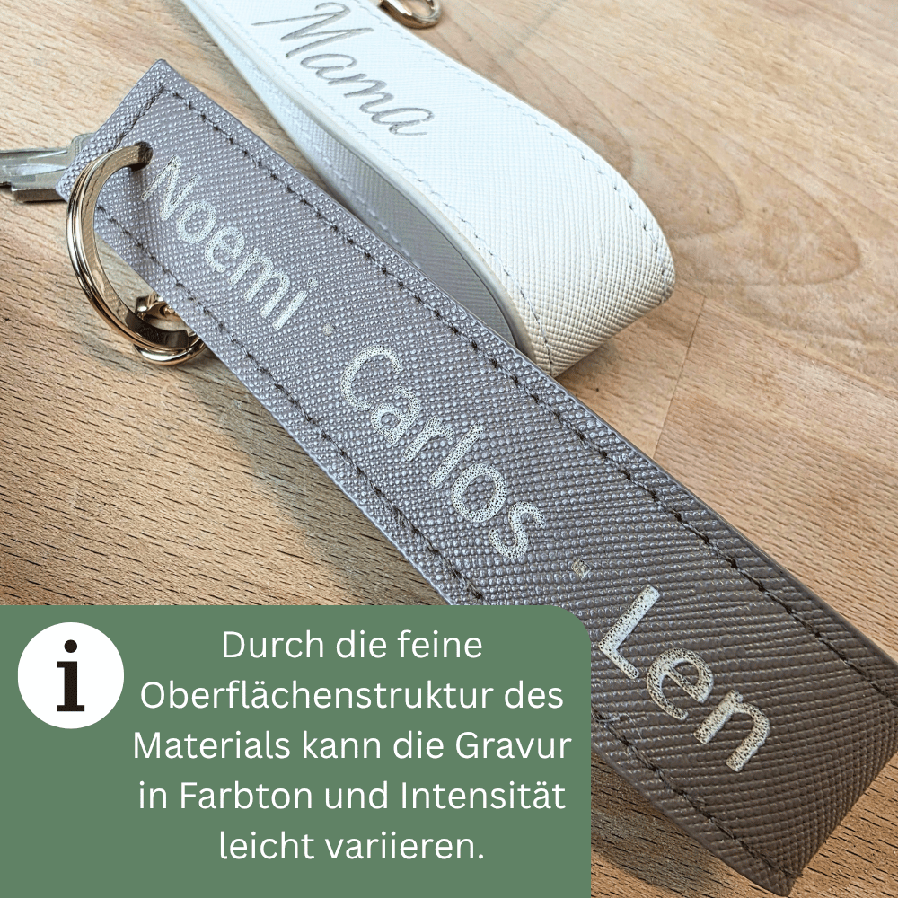 Personalisierter Schlüsselanhänger mit Namen & Gravur – Mama, Oma, Papa oder Opa