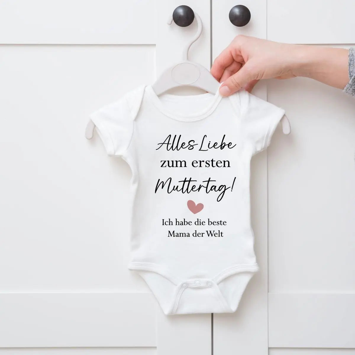 Baby Body Muttertag personalisiert | Geschenk ERSTER Muttertag