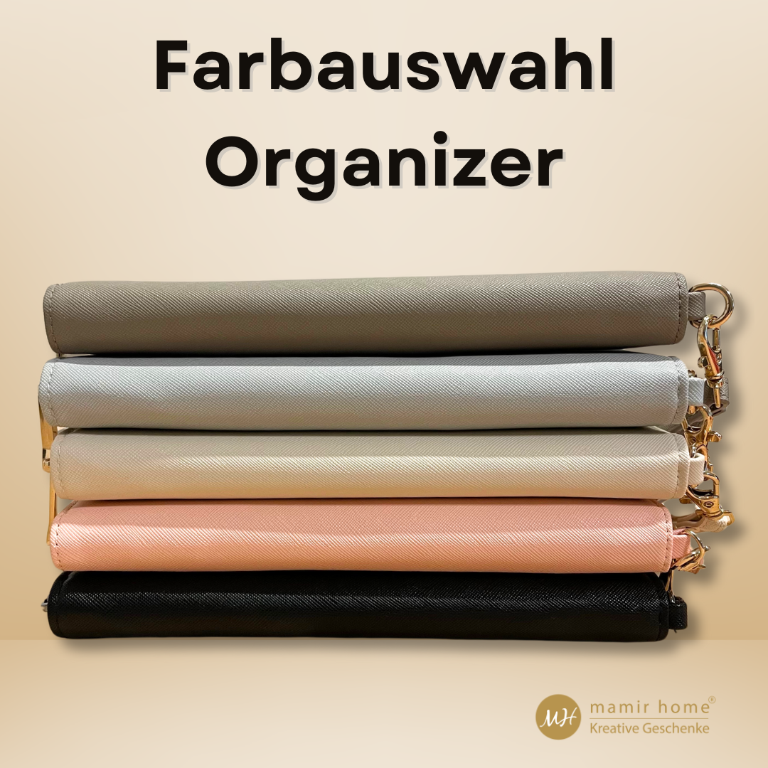 MOM Organizer personalisiert | Mutterpasshülle & U-Heft Organizer | Schutzhülle für Mutterpass & Kinderunterlagen