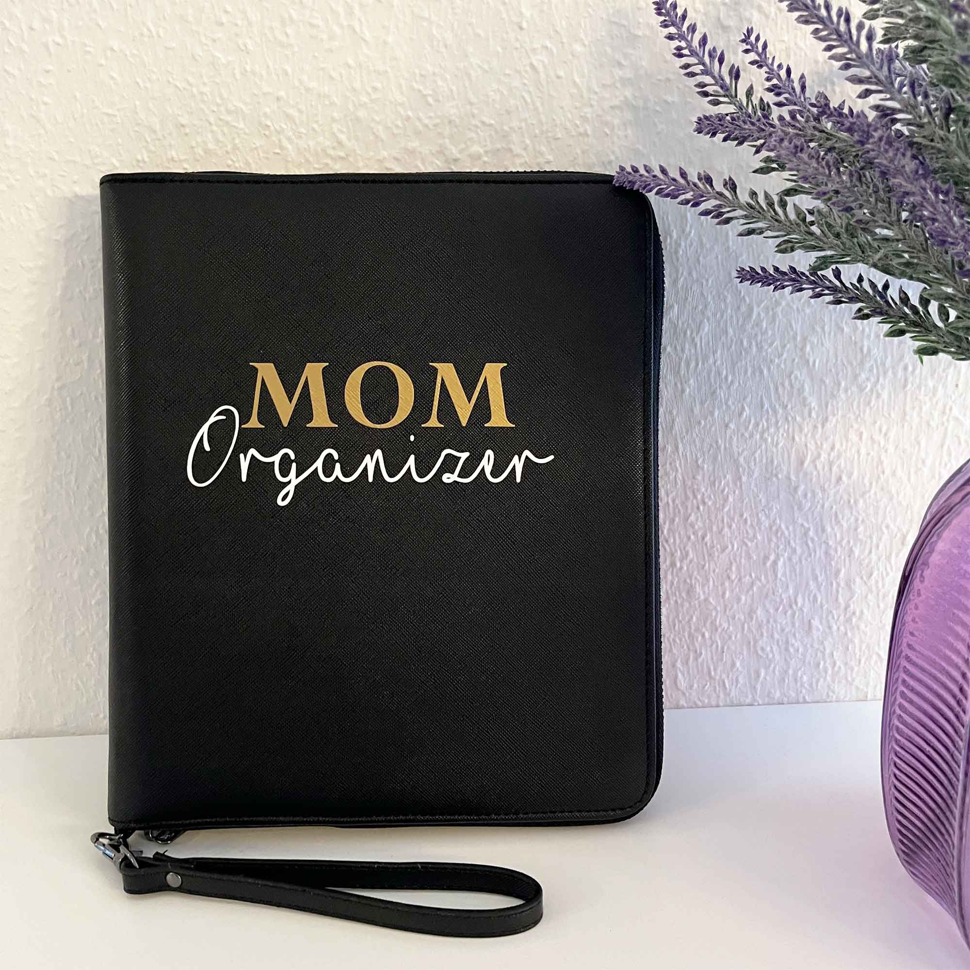 MOM Organizer personalisiert | Mutterpasshülle & U-Heft Organizer | Schutzhülle für Mutterpass & Kinderunterlagen