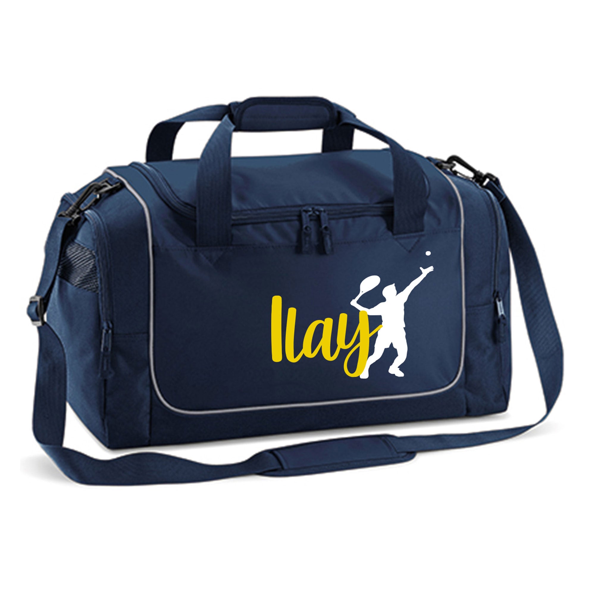 Sporttasche Kinder mit Namen personalisiert | Kindersporttasche mit Sportmotiv für Jungen & Mädchen | 30 L