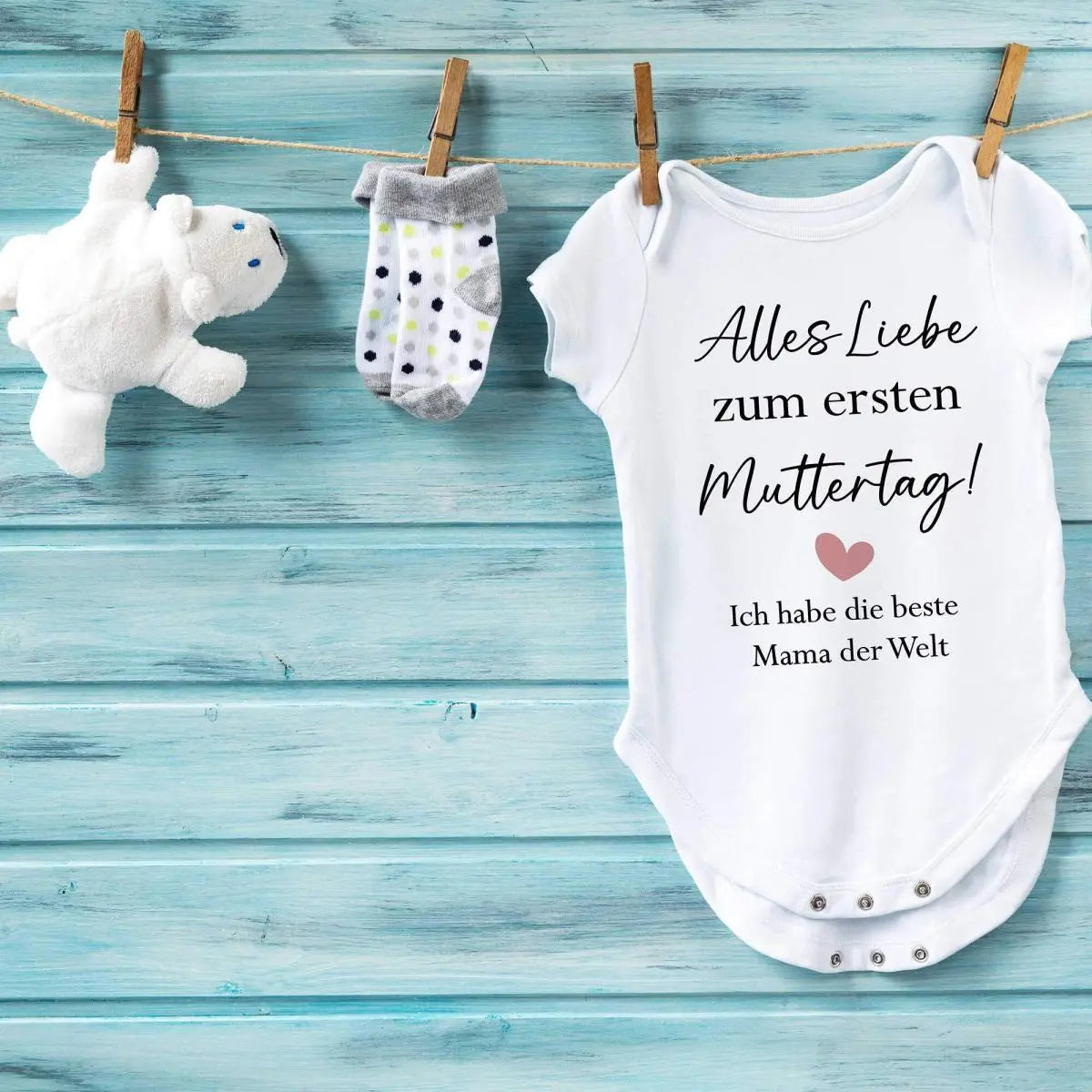 Babybody als Geschenk zum ersten Muttertag – liebevoll & persönlich