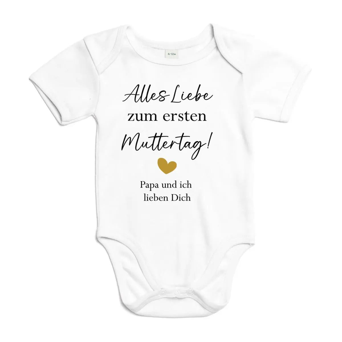 Babybody erster Muttertag – Papa und Baby sagen Danke