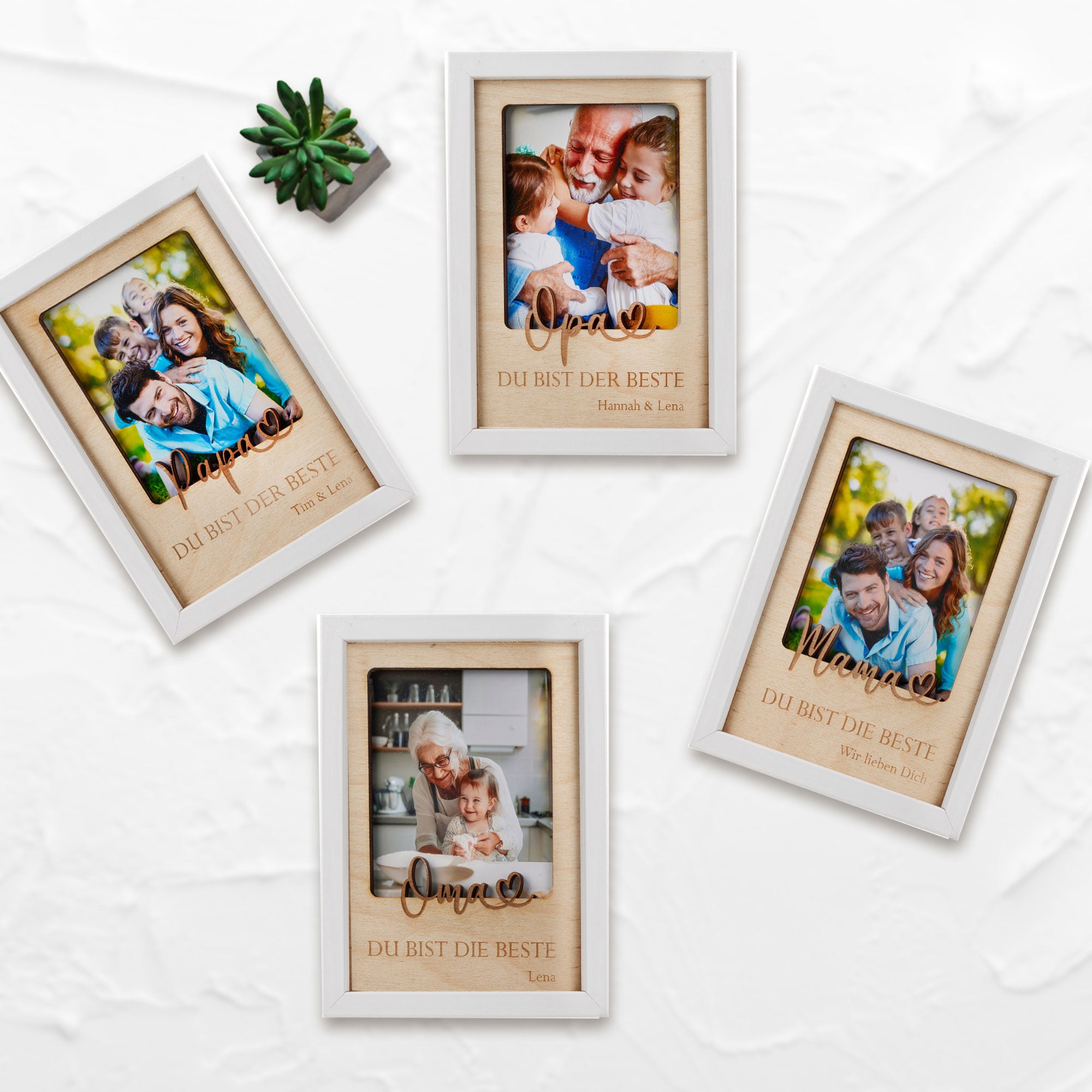 Personalisierter Bilderrahmen mit Mama Gravur als Geschenkidee