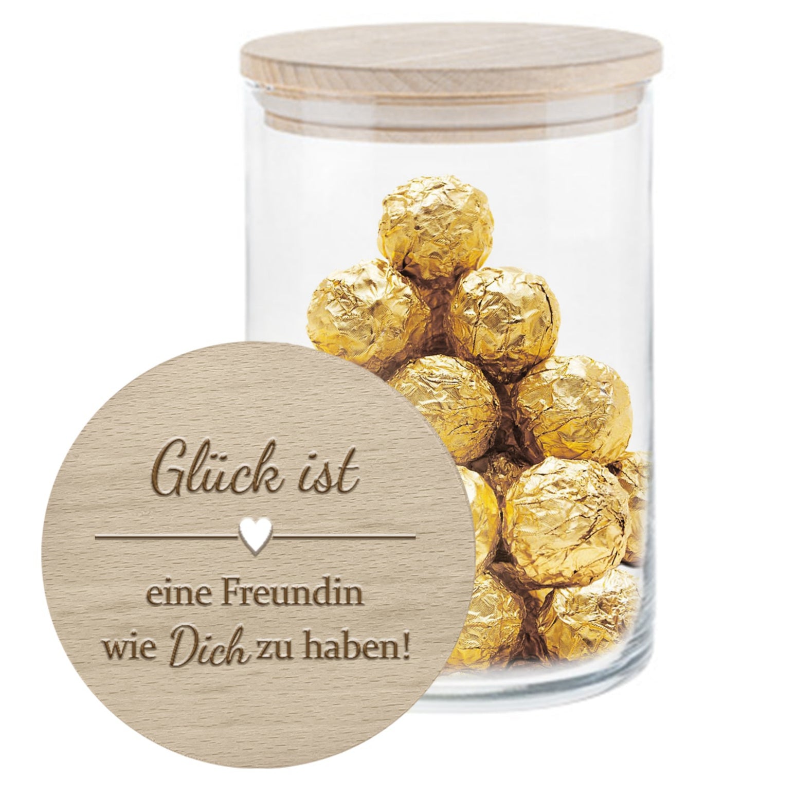 Glück ist Freundin wie dich zu haben - Vorratsglas