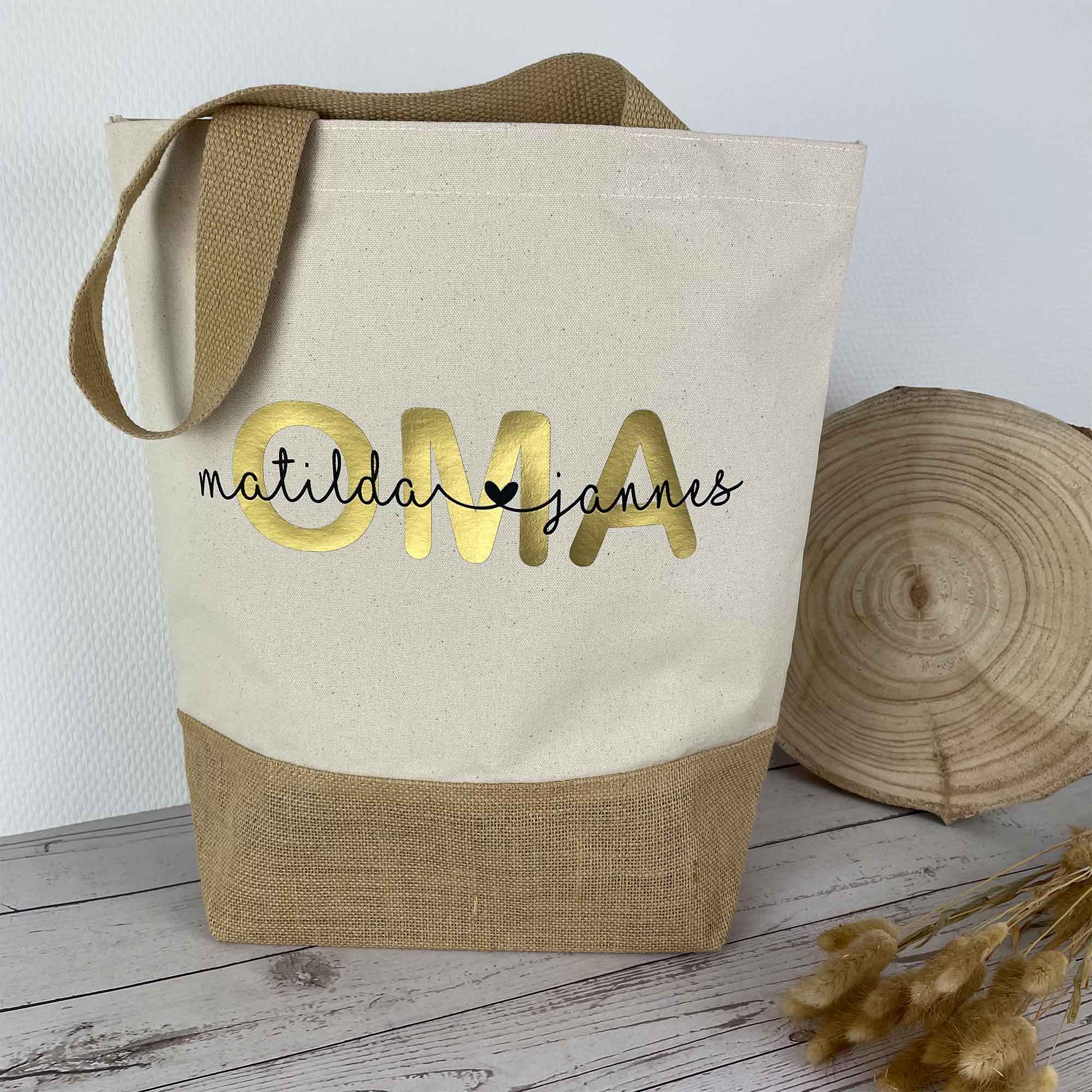 Mama Tasche personalisiert mit Kindernamen | Tasche für Mama mit Kleinkind