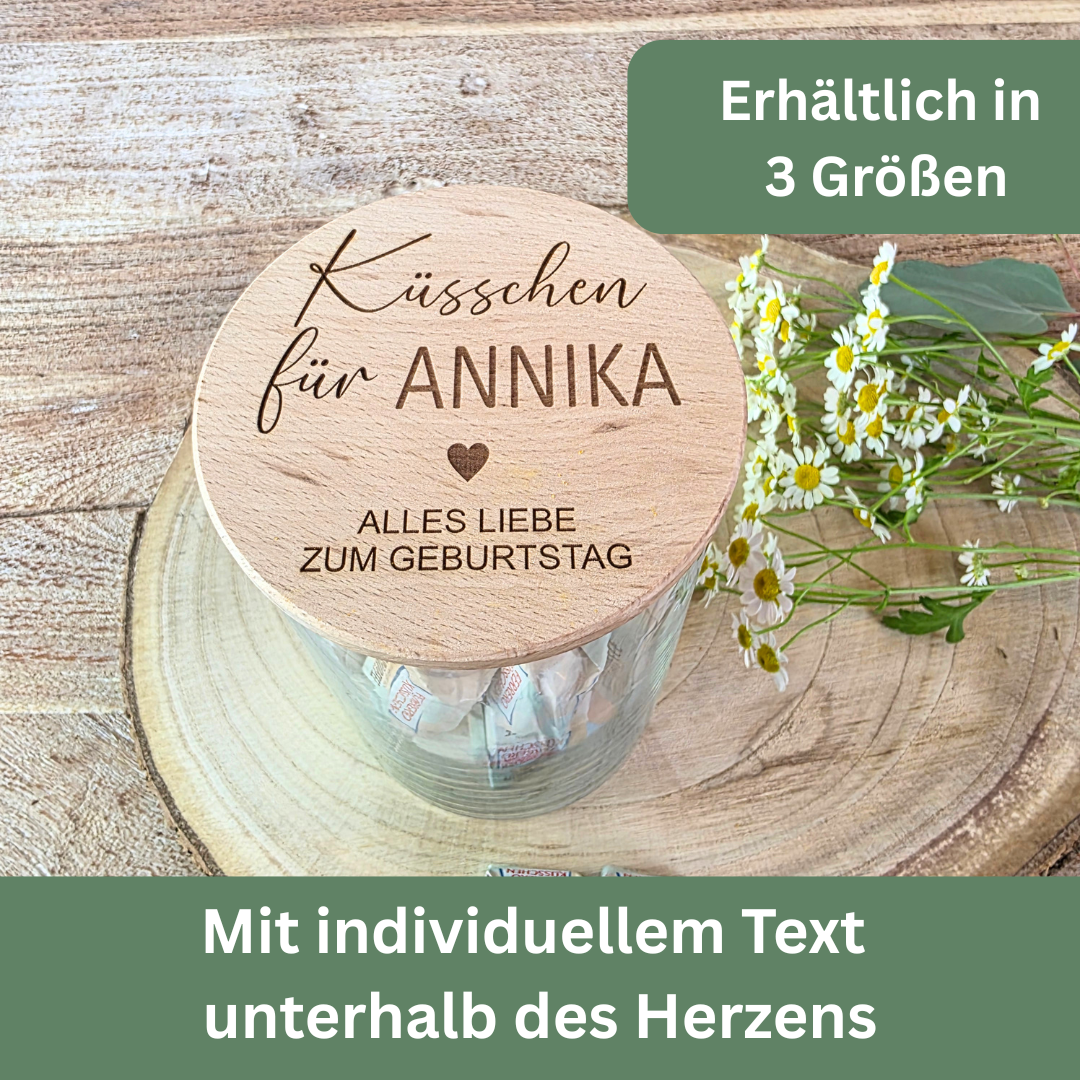 Personalisiertes Geschenkglas – das besondere Geschenk für Freundin, beste Freundin & Lieblingsmenschen
