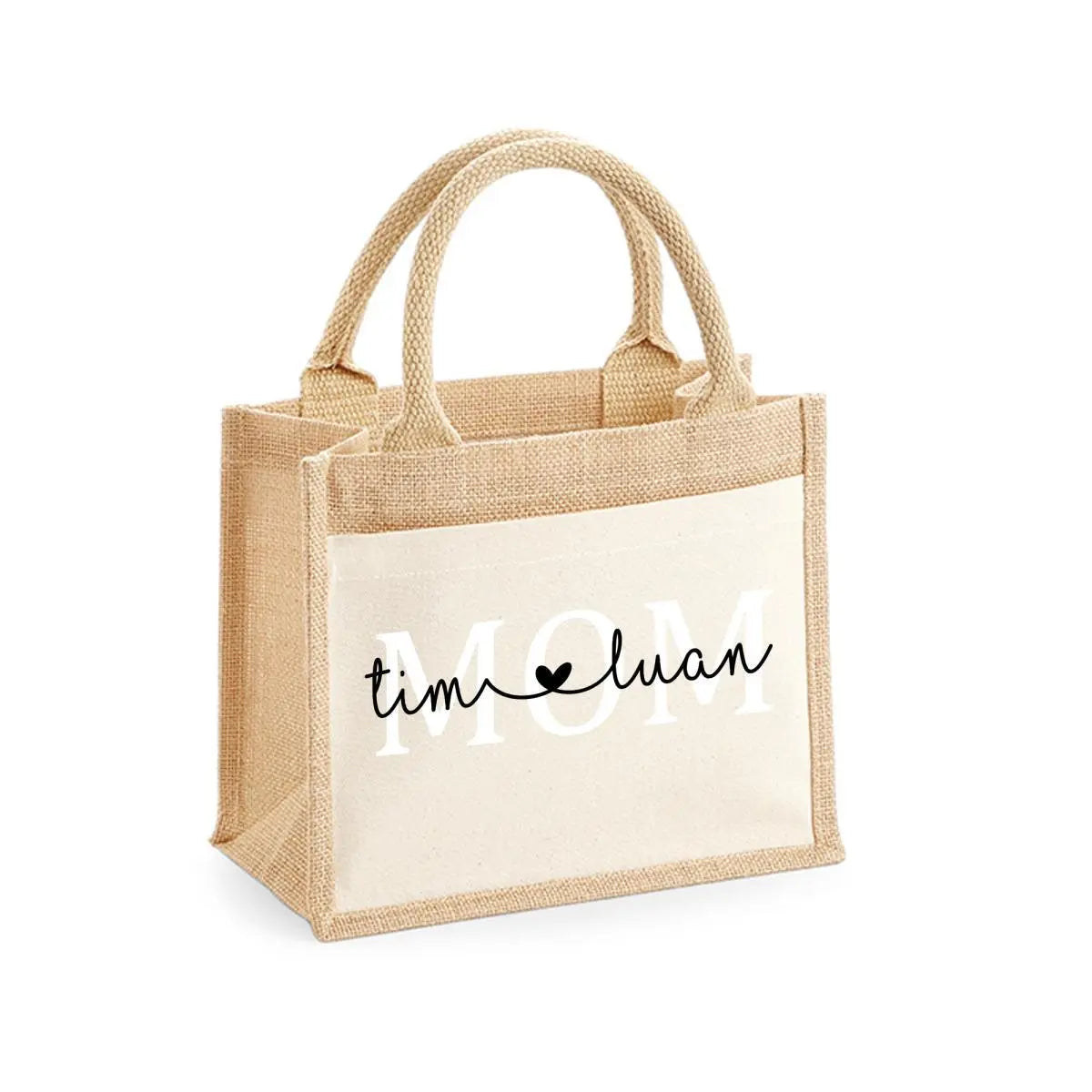 Jutetasche personalisiert für Mama mit Namen | Geschenk für Mama oder Oma zum Geburtstag oder Muttertag