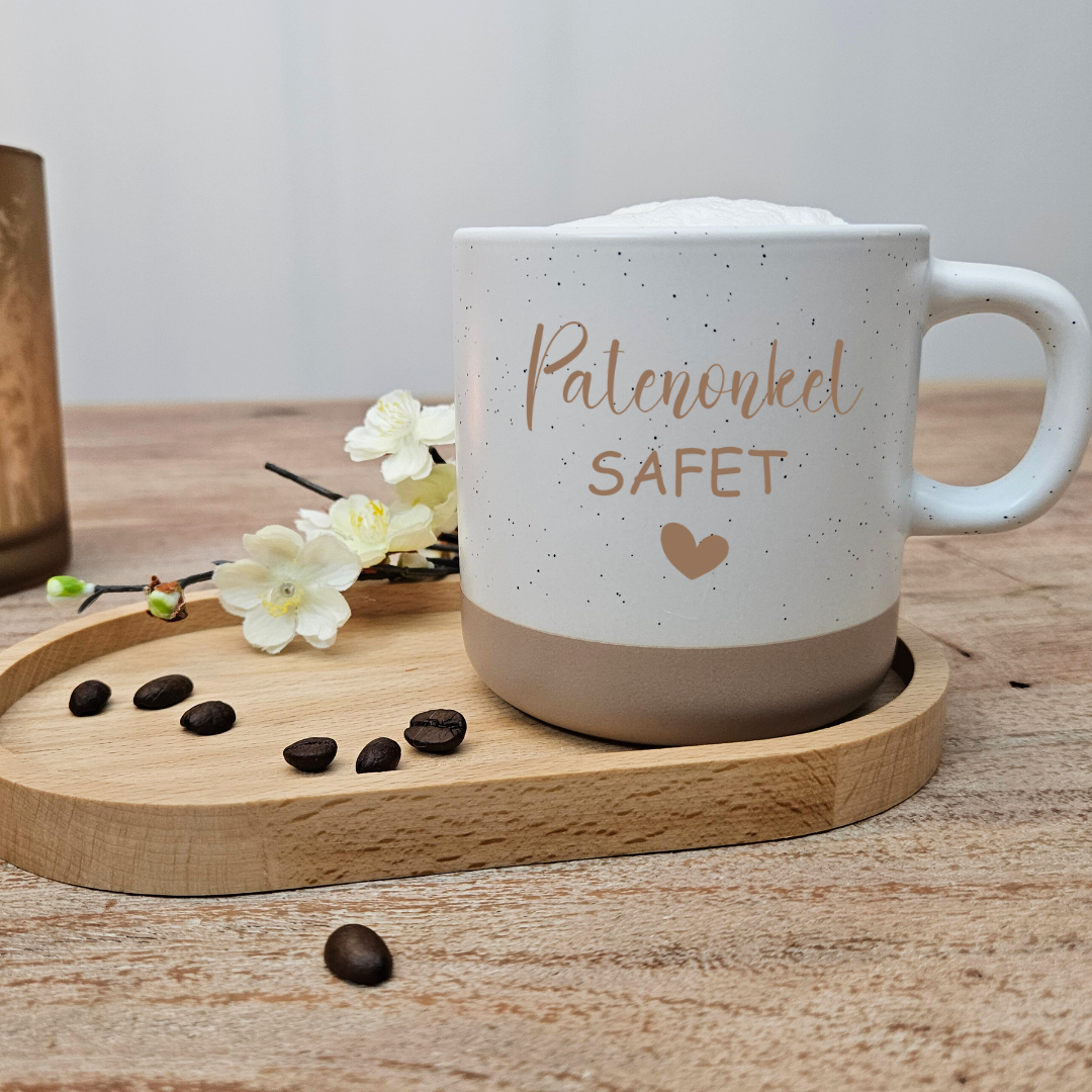 Tasse Patentante mit Namensgravur als liebevolles Geburtstagsgeschenk