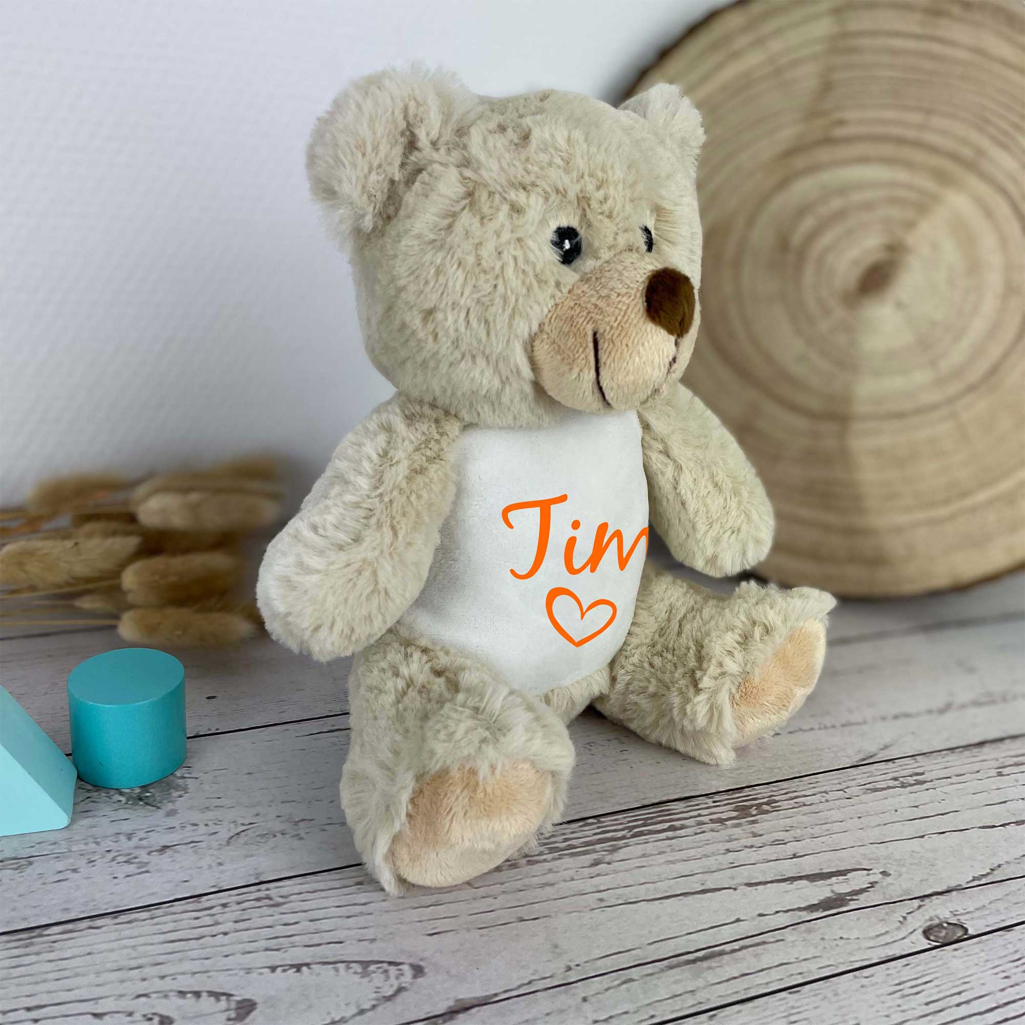 Kuscheltier personalisiert Baby – Teddybär mit Name