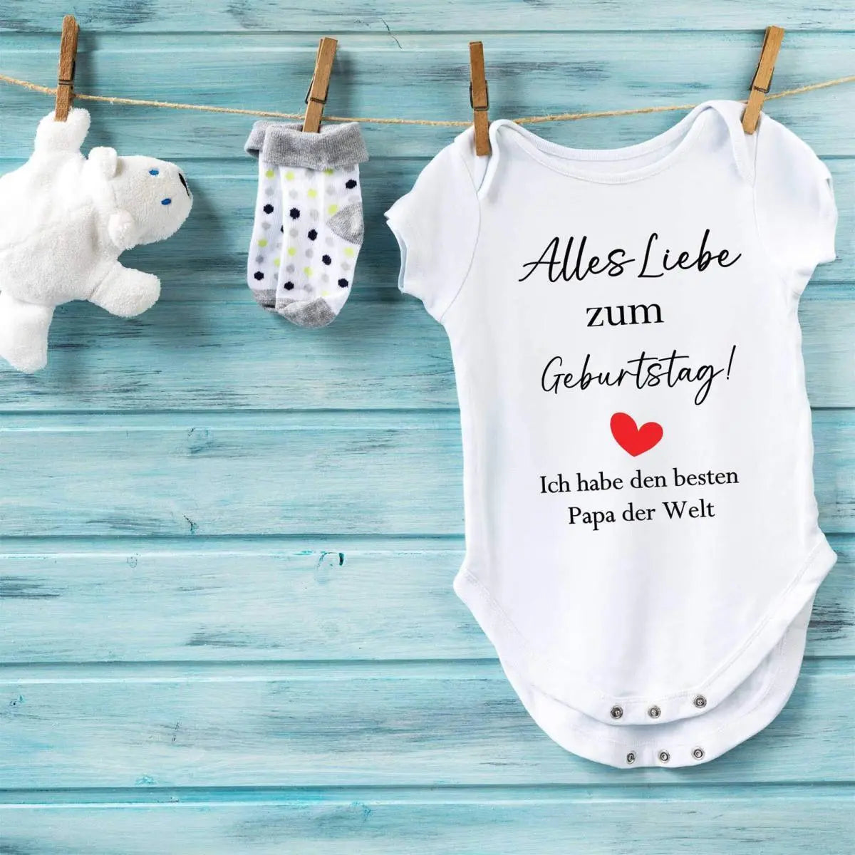 Babybody personalisiert als Geschenk zur Geburt von Mamir Home