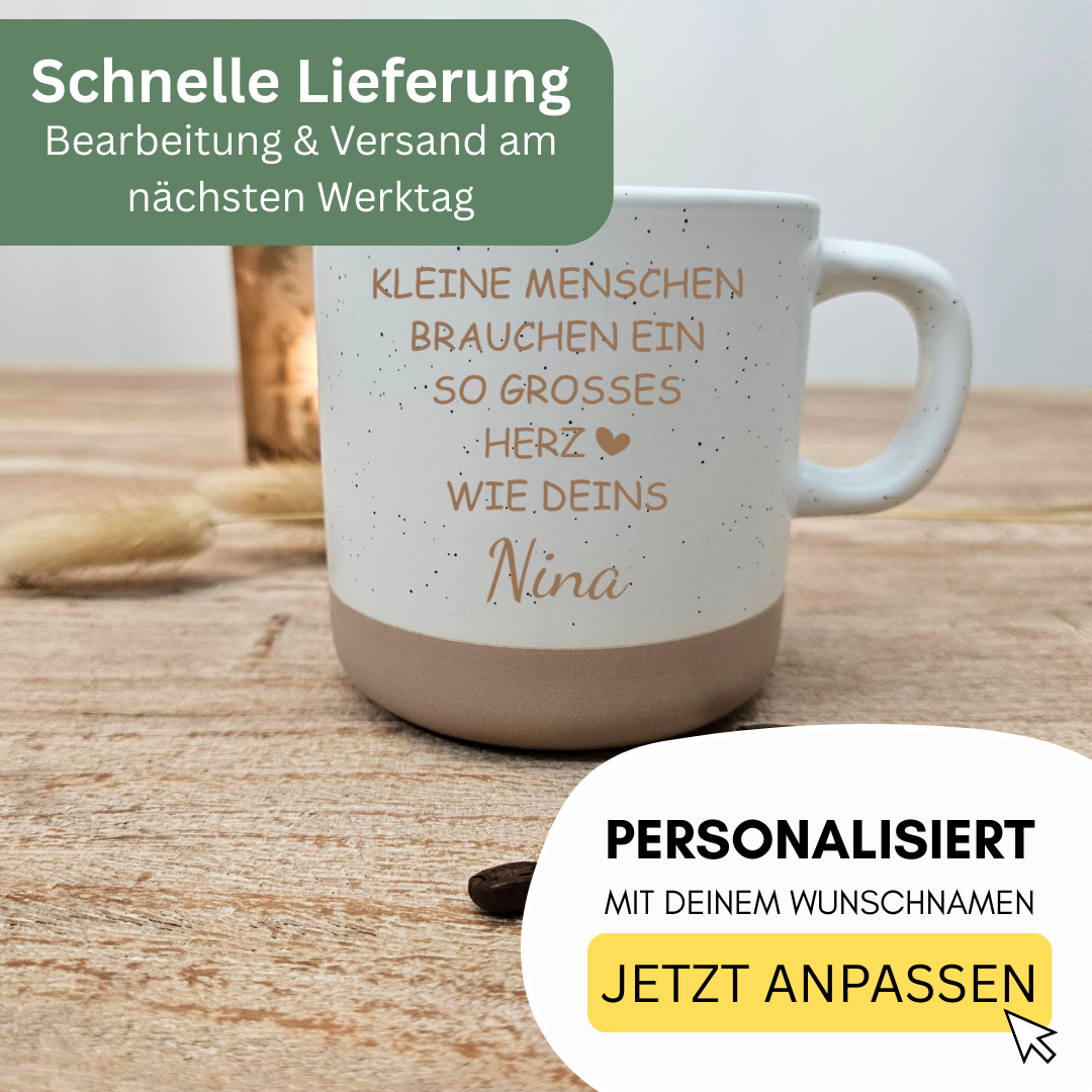 Abschiedsgeschenk Erzieherin Kita – personalisierte Tasse Erzieherin mit schneller Lieferung