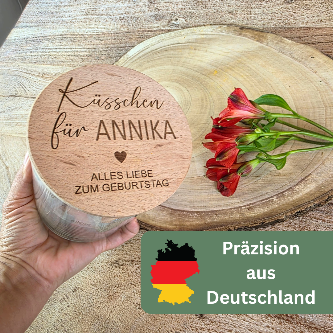 Personalisiertes Geschenkglas – das besondere Geschenk für Freundin, beste Freundin & Lieblingsmenschen
