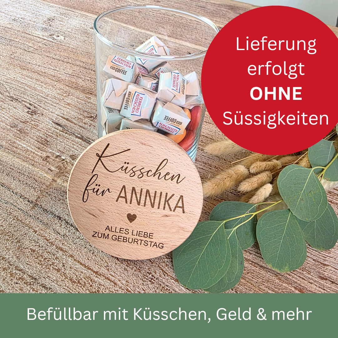 Personalisiertes Geschenkglas – das besondere Geschenk für Freundin, beste Freundin & Lieblingsmenschen