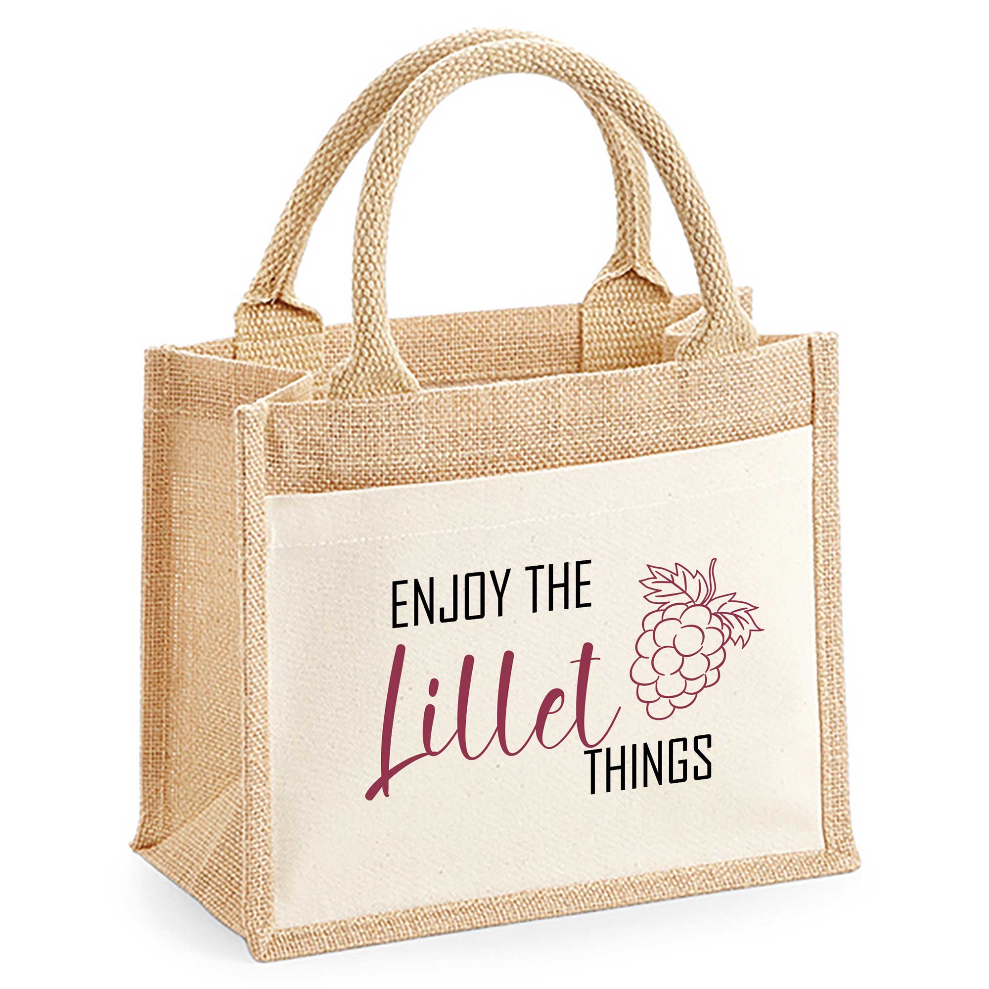 Geschenktasche „Enjoy the Lillet Things“ | Lillet Tasche für Mädelsabend & Geburtstag | Geschenkidee für Lillet Wild Berry Fans