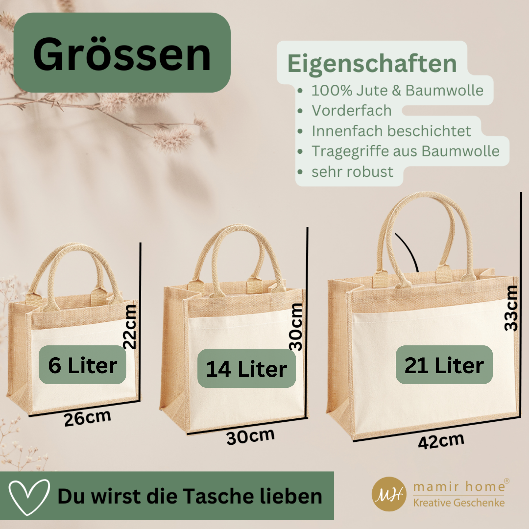 Personalisierte Jutetasche zum Geburtstag „Schonend behandeln“ – Lustiges Geburtstagsgeschenk mit Wunschzahl