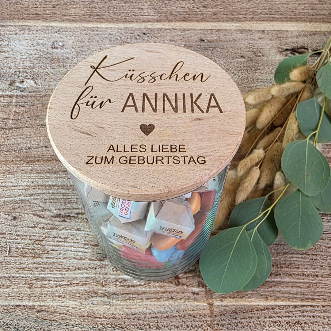Personalisiertes Geschenkglas – das besondere Geschenk für Freundin, beste Freundin & Lieblingsmenschen