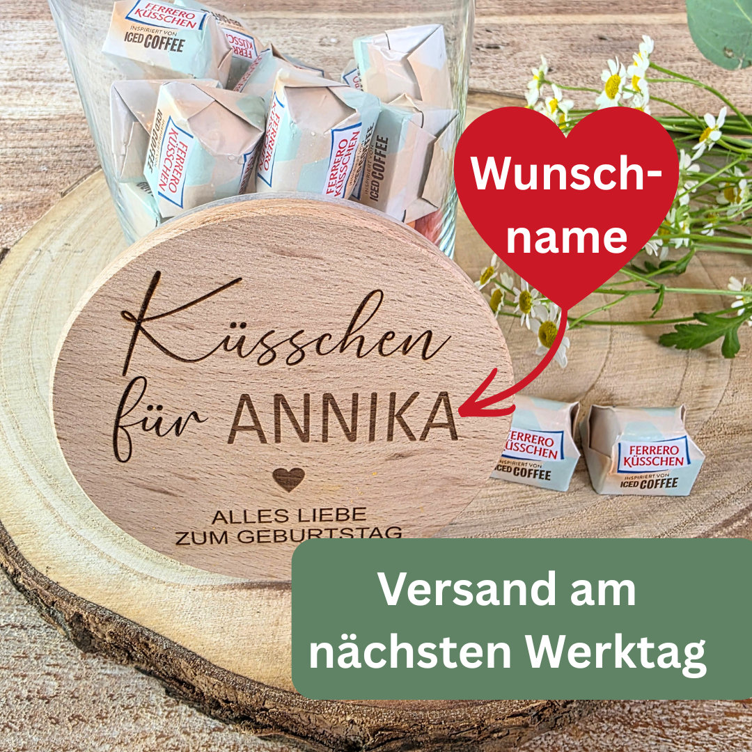 Personalisiertes Geschenkglas – das besondere Geschenk für Freundin, beste Freundin & Lieblingsmenschen