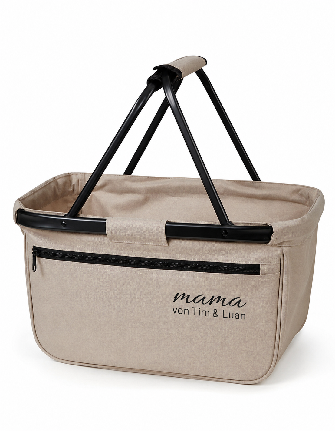 Personalisierter Einkaufskorb für Mama mit Kindernamen