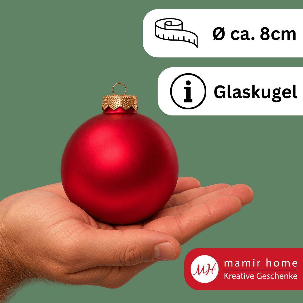 Weihnachtskugel mit Namen – Erzieherin, Kollegin & Hebamme mit Herz